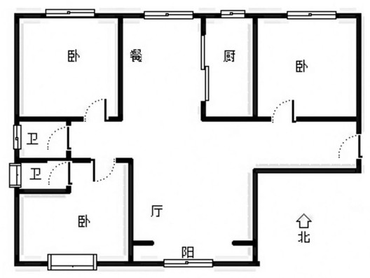 香邑溪谷一期3室2厅2卫户型图