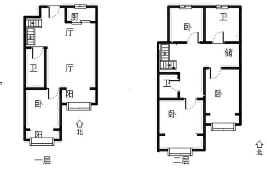 鸿坤理想尔湾4室2厅3卫户型图