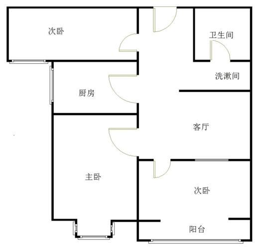 宏远碧罗湾3室1厅1卫户型图