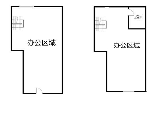高铁商铺底商室0厅0卫户型图