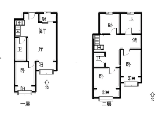 鸿坤理想尔湾4室2厅3卫户型图