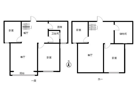 君临天下御景园4室3厅1卫户型图