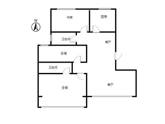 天保青花府3室2厅2卫户型图