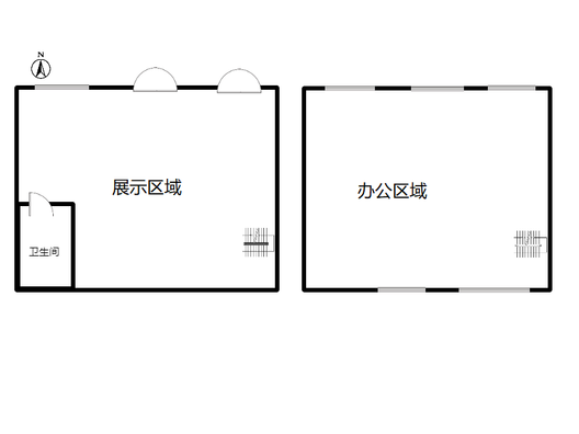 华阳东路商铺底商室0厅0卫户型图