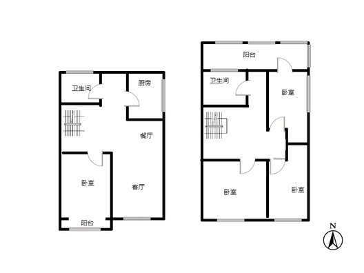 鹏渤印象城·牛津花园4室2厅2卫户型图