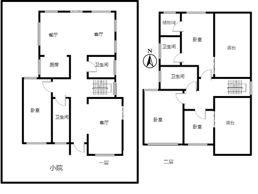 西京都高尔夫别墅4室3厅4卫户型图
