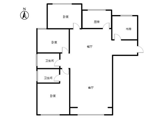 卓悦城北京未4室2厅2卫户型图