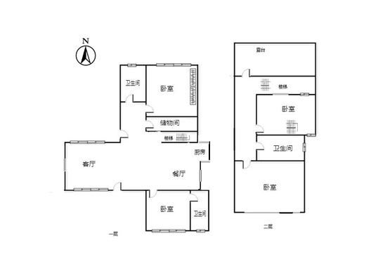 东京都高尔夫别墅4室2厅3卫户型图