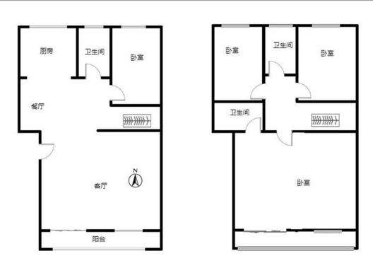 名流丽苑4室2厅3卫户型图