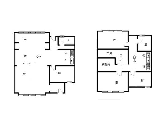 嵘御航城4室3厅5卫户型图