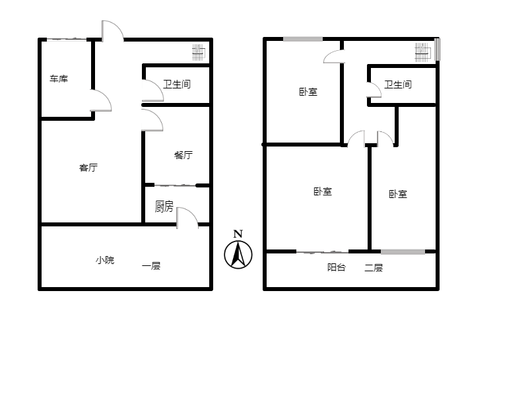 长天小区4室2厅3卫户型图
