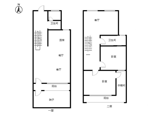 玫瑰假日4室3厅3卫户型图