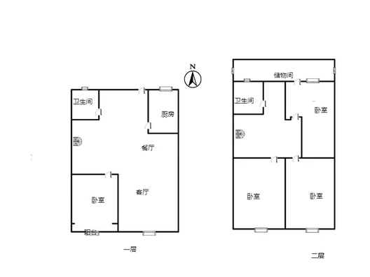 鹏渤印象城·牛津花园4室2厅2卫户型图