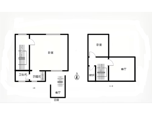 西京都高尔夫别墅5室5厅4卫户型图