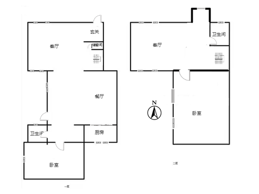 西京都高尔夫别墅4室3厅3卫户型图