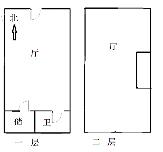 火炬南街商铺底商 室0厅0卫户型图