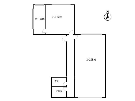 国富公寓(18号楼）3室2厅2卫户型图