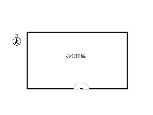 范阳东路商铺底商室0厅0卫户型图