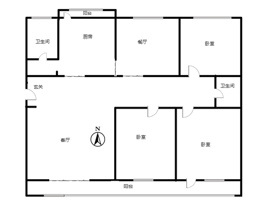 国税局金税小区3室2厅2卫户型图