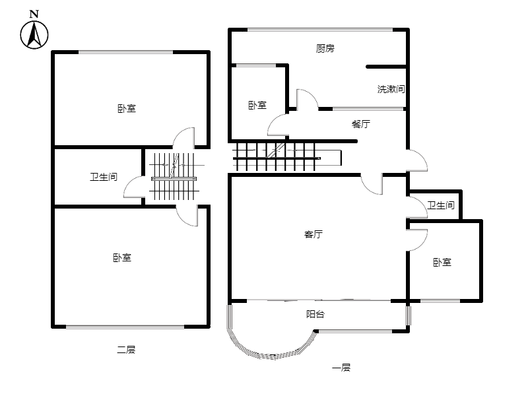 农行生活小区4室2厅2卫户型图