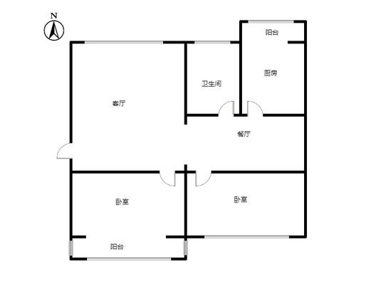 供电公司小区3室2厅1卫户型图