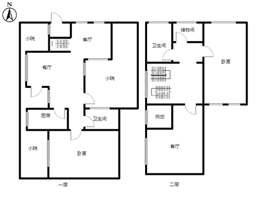 西京都高尔夫别墅3室3厅3卫户型图