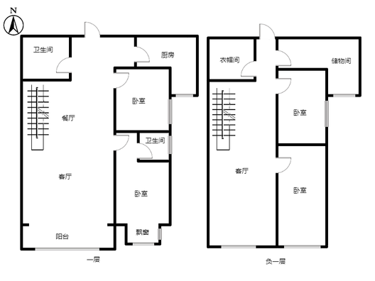君临天下御景园4室3厅1卫户型图
