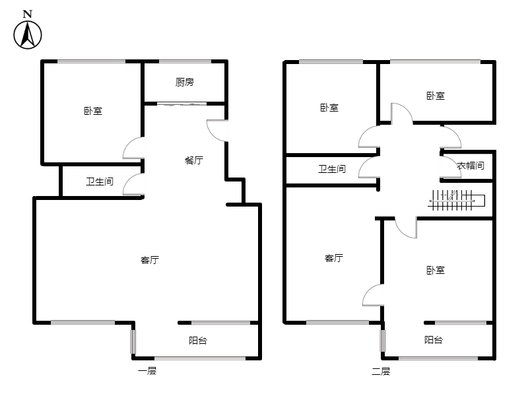 国富嘉园3室3厅2卫户型图